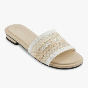 NIB/NEW - Karl Lagerfeld Paris Women's Cairra Flat Sandals (Size 7)